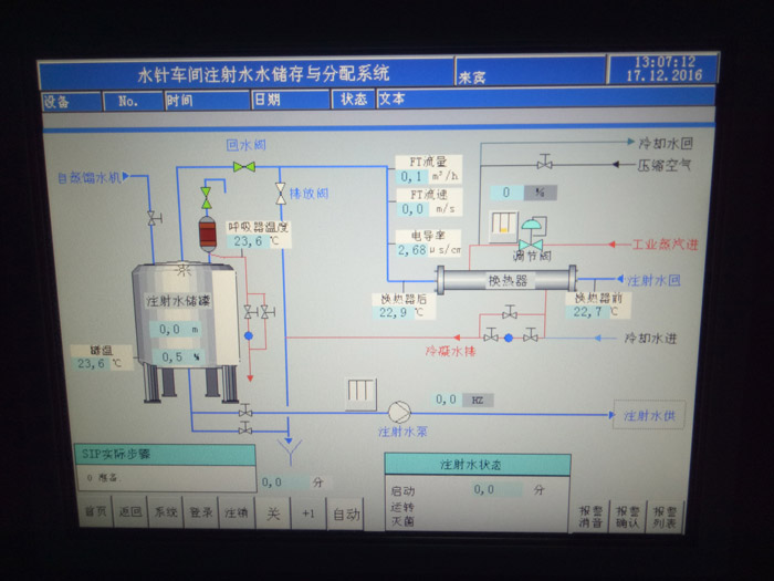 工程业绩  北京某药业公司纯水系统自控